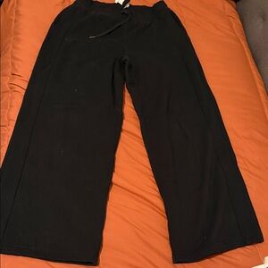 lululemon athletica Black Wide-Leg Pull-On Pants